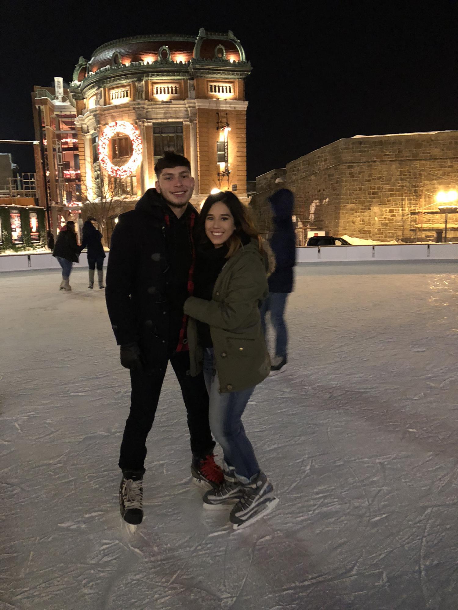 Ice skating in Canada !