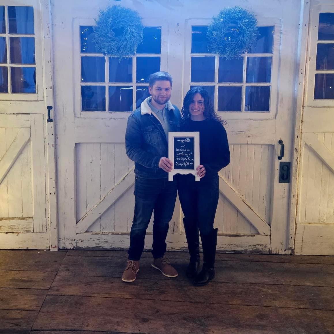 Finding our wedding reception venue at Fox Rose Farm!