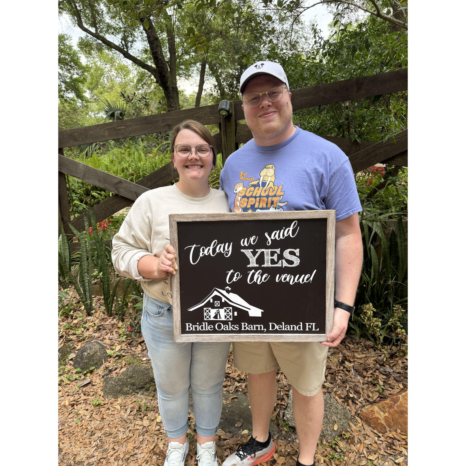 When we found our Venue!