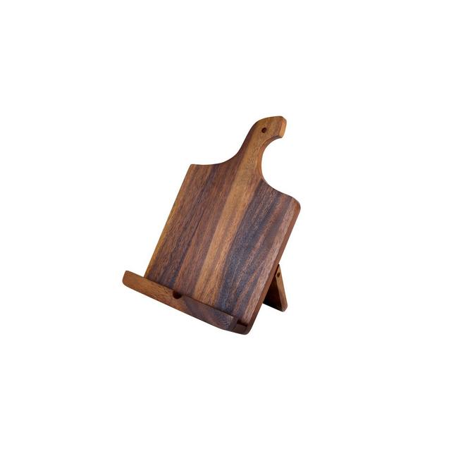 Kalmar Home Acacia Wood Cookbook/Tablet Holder
