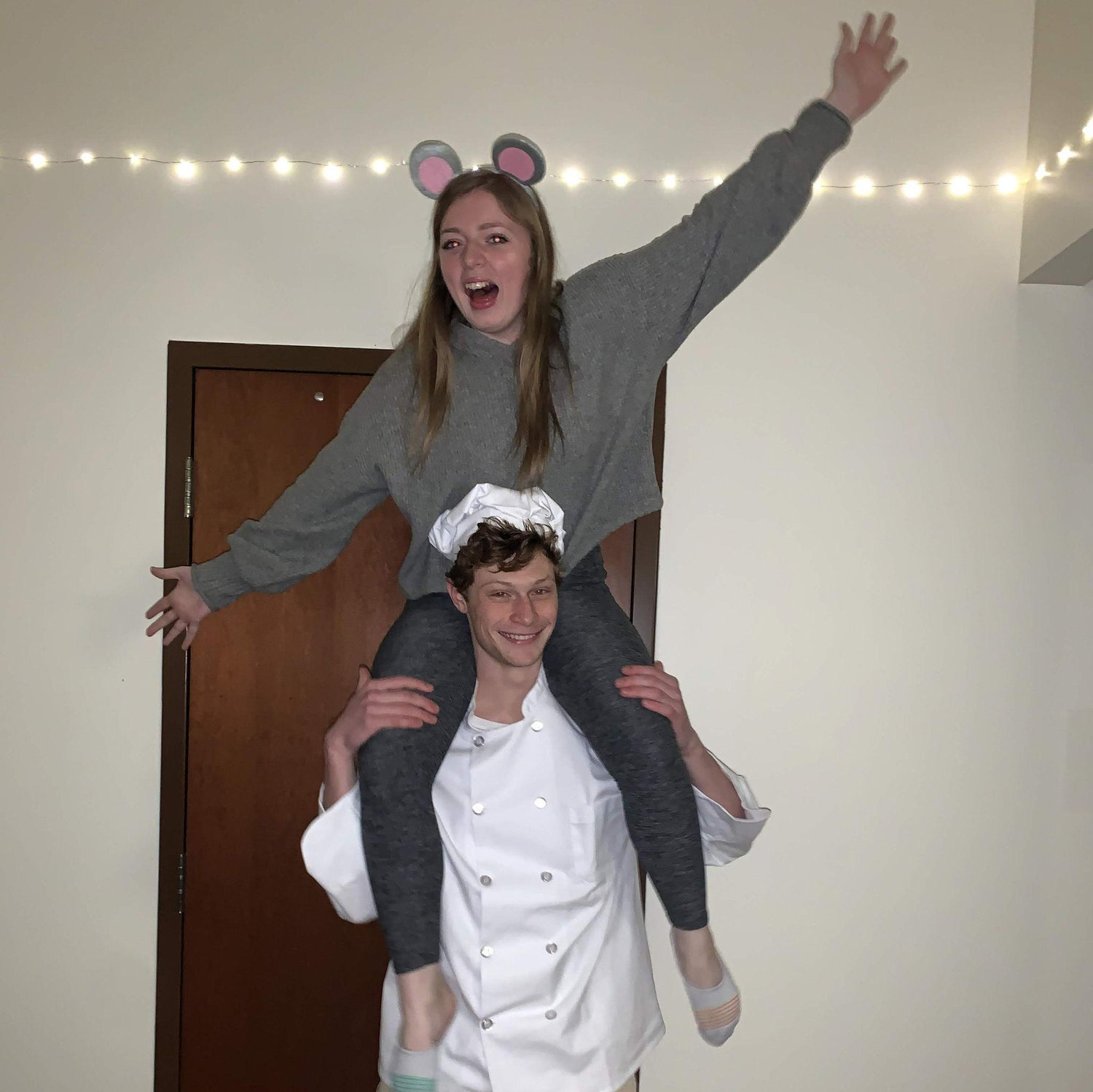 our first Zeta date party as a couple-as Remy and Linguine of course
