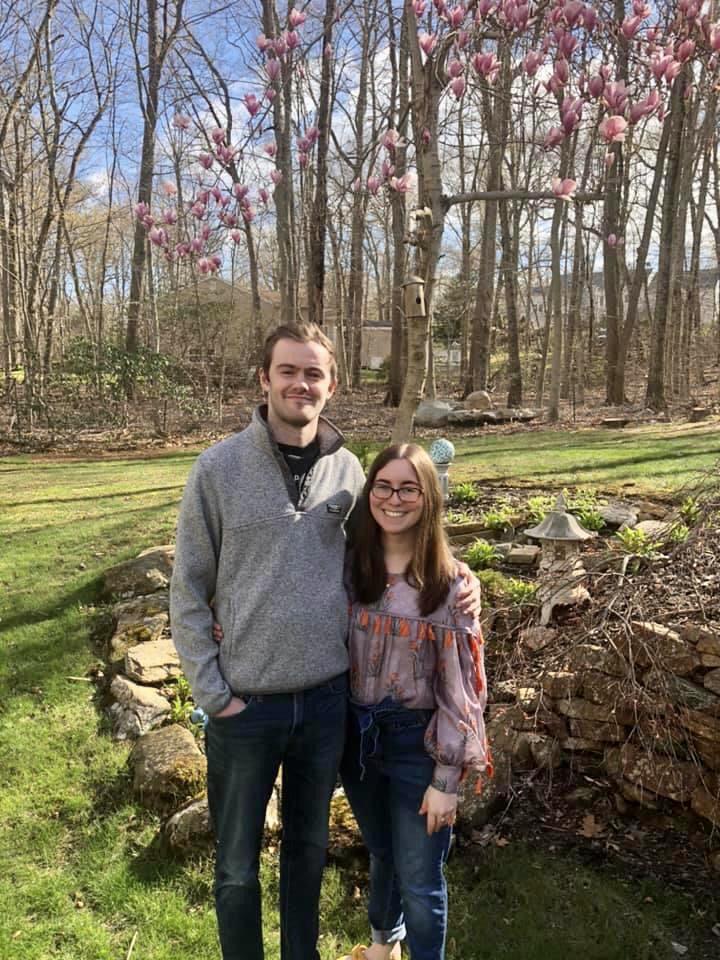 Greg came to visit for my Zoom Graduate Recital! April 2020