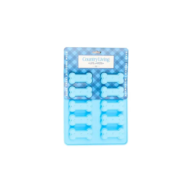 Country Living Bone Shaped Silicone Baking Tray for Dog Treats