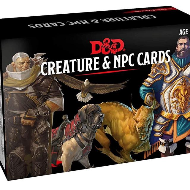 Dungeons & Dragons Spellbook Cards: Creature & NPC Cards (D&D Accessory)