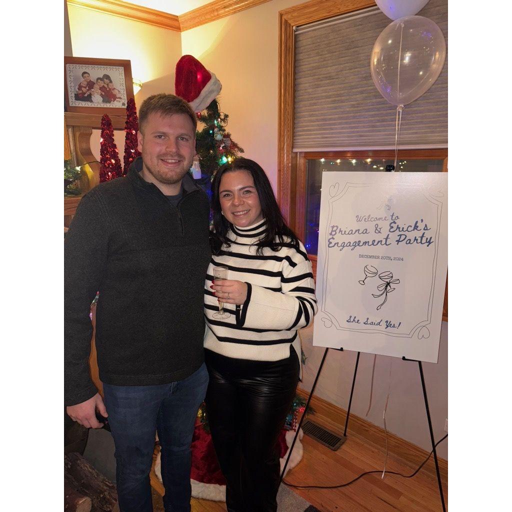 Our engagement party!