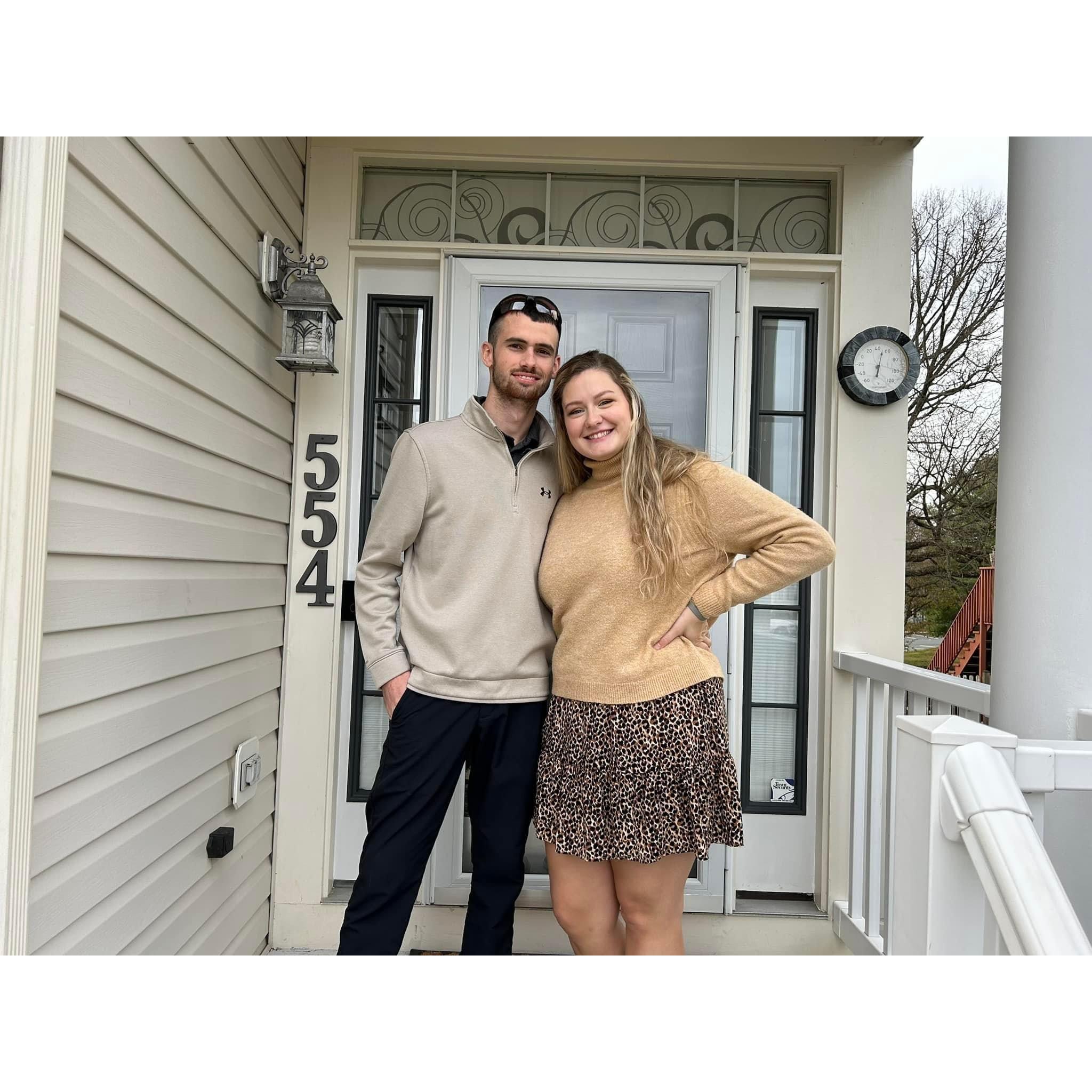 Our first home, est. Nov 2022.