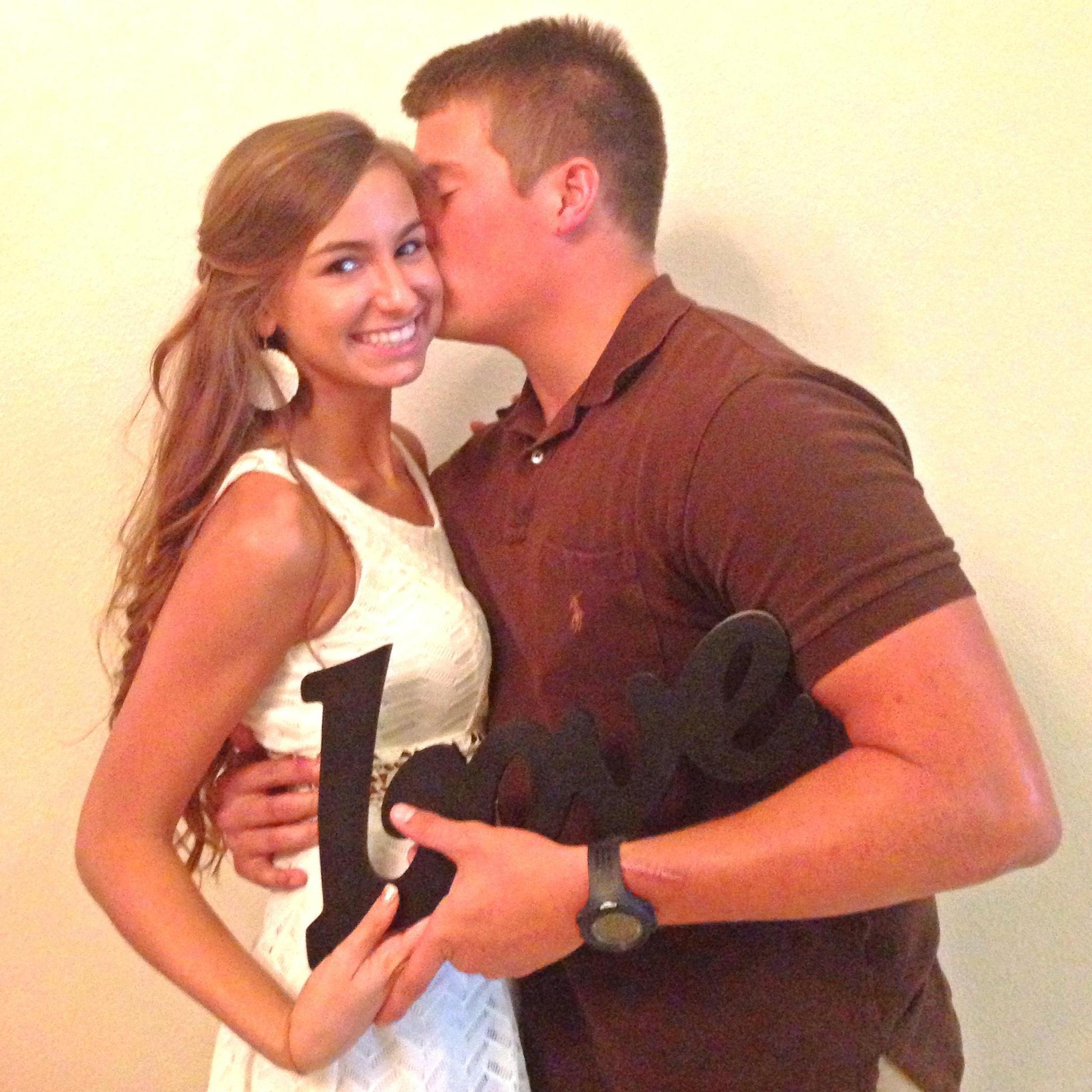 Alexis' high school graduation (2013).