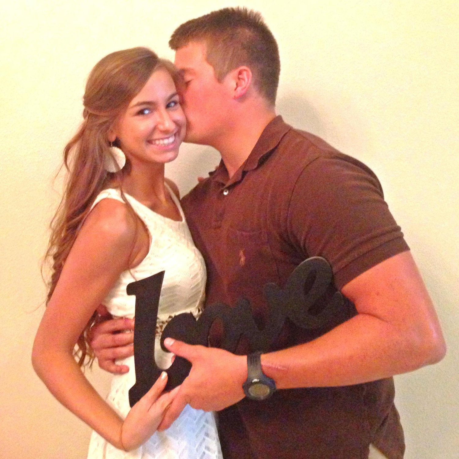 Alexis' high school graduation (2013).