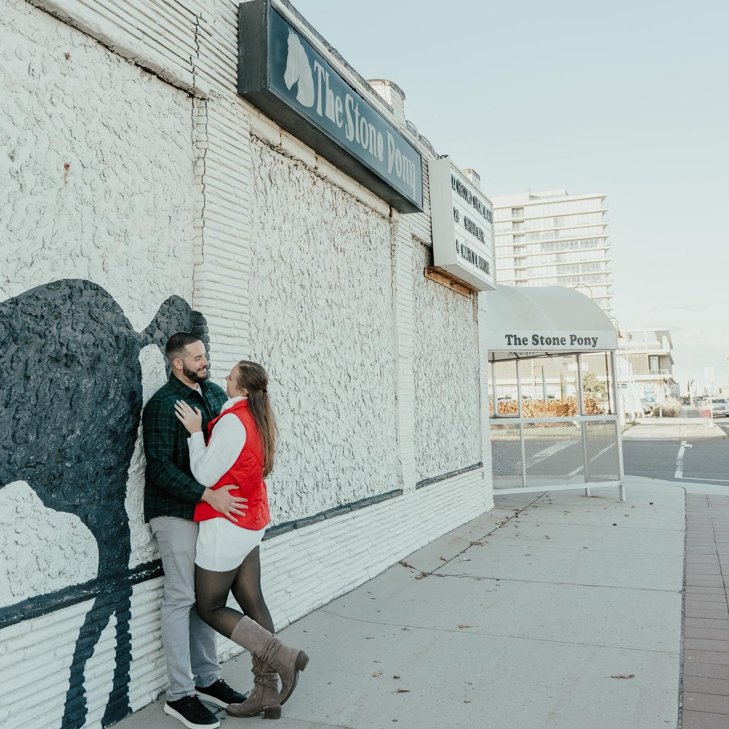 We started at the stone pony and walked around asbury park…