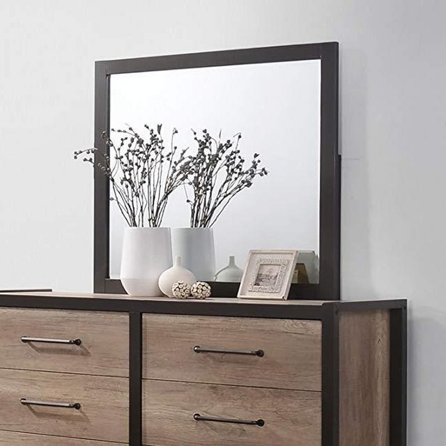 Coaster Home Furnishings 206274 Dresser Mirror, Weathered Oak