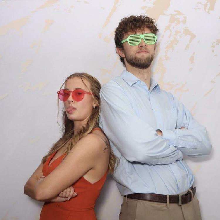 The first wedding we attended as a couple!