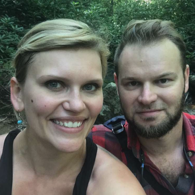 On our first road trip/vacation together - Asheville, North Carolina, and a hike in the Great Smokey Mountains in Tennessee. The trip was a huge success. <3