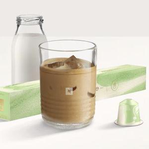 Pistachio Vanilla Flavor Over Ice Nespresso Pods