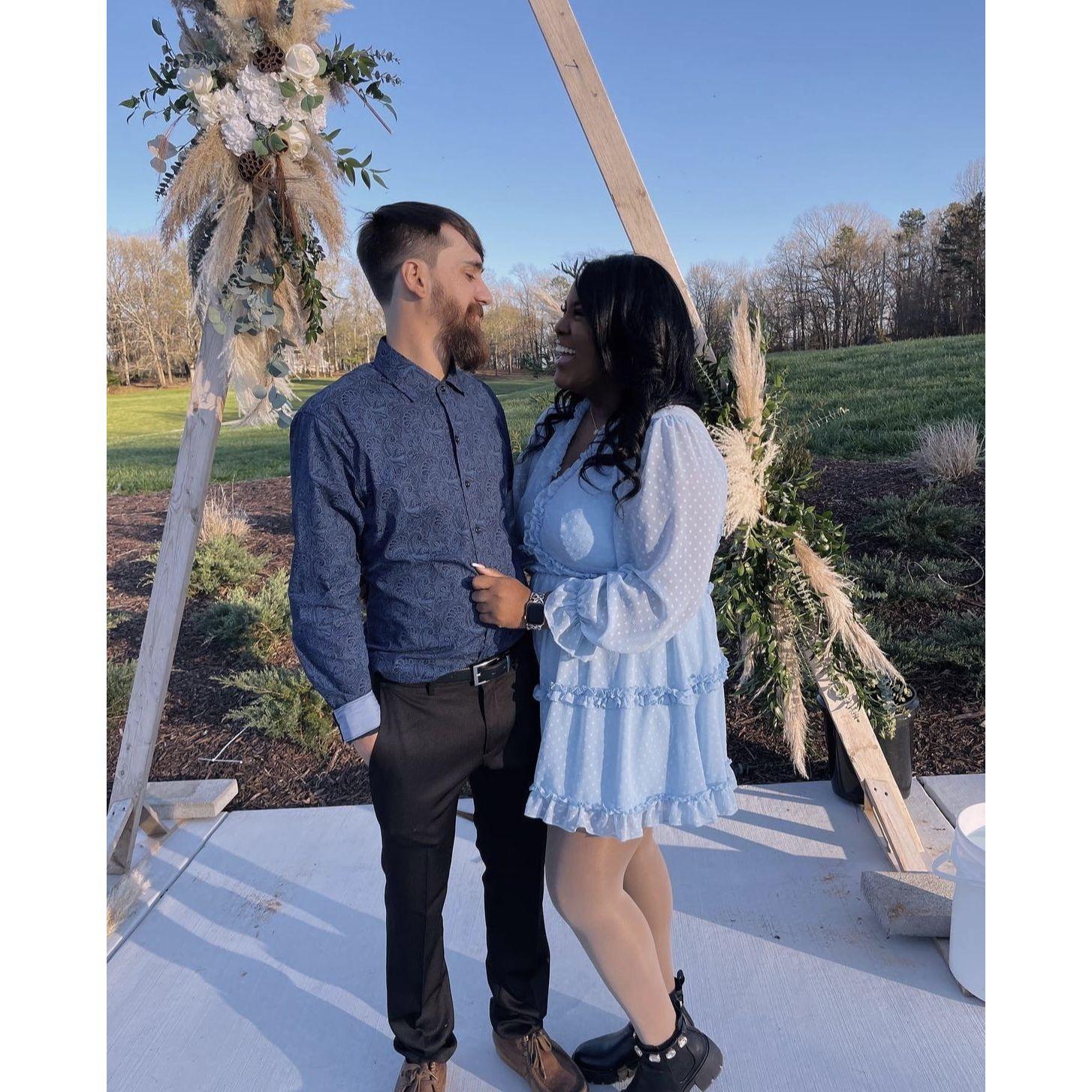 My forever wedding date!