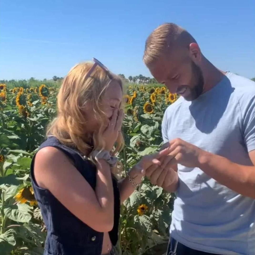 He asked! She said yes!