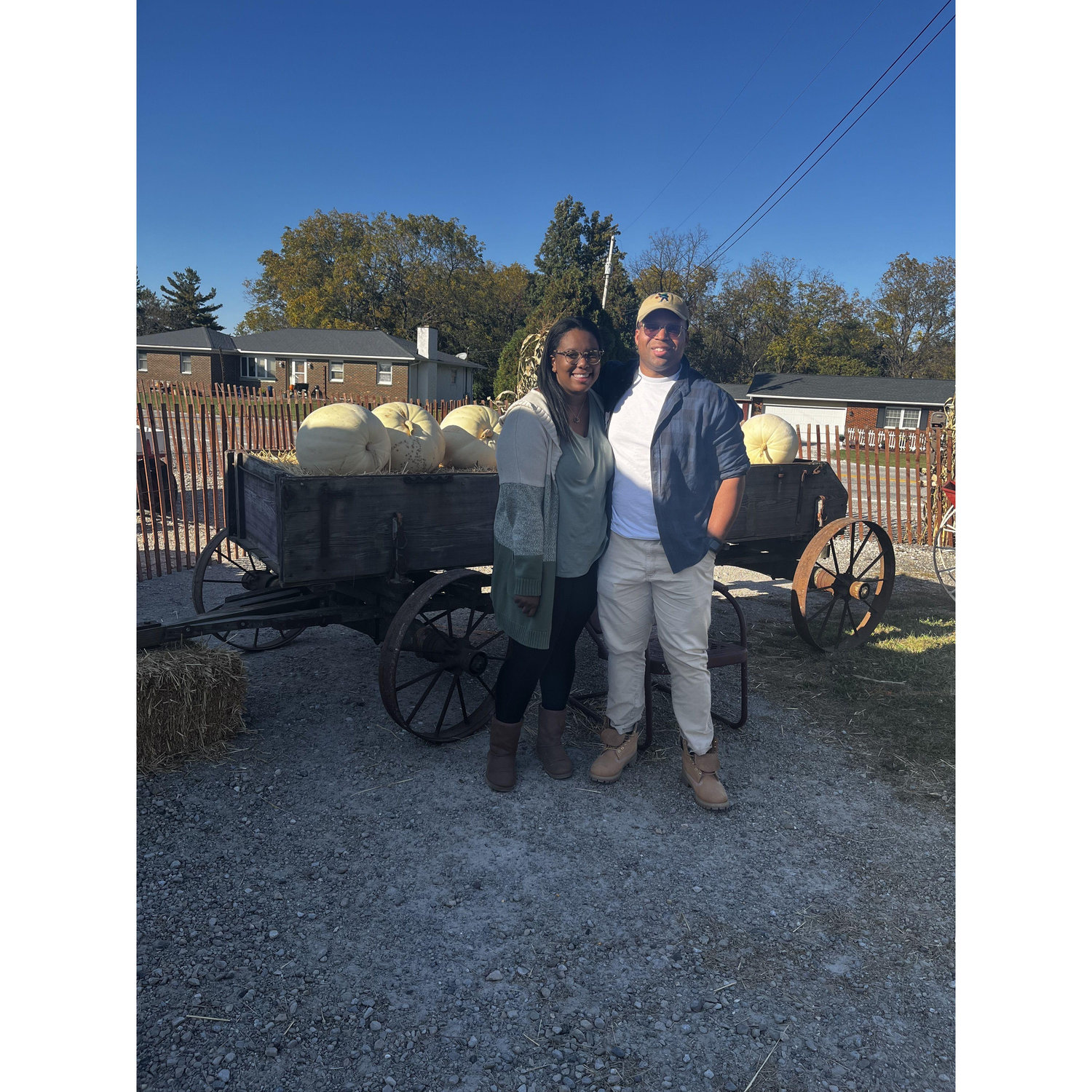 Josh's first taste of Haley's deep love for all things fall with a trip to the pumpkin patch