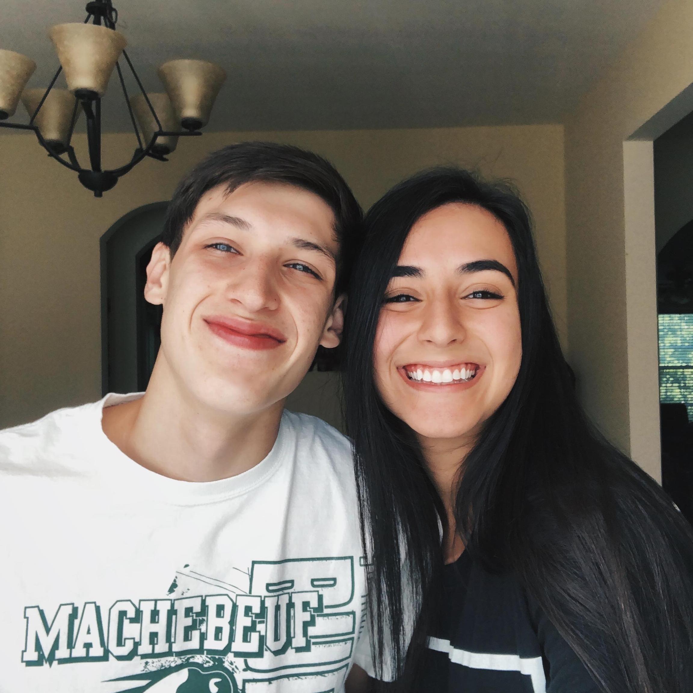 A little selfie we took together. May, 2019