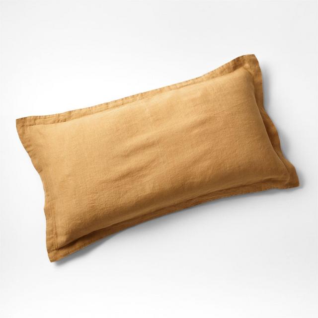 Brulee Brown Natural Hemp King Sham