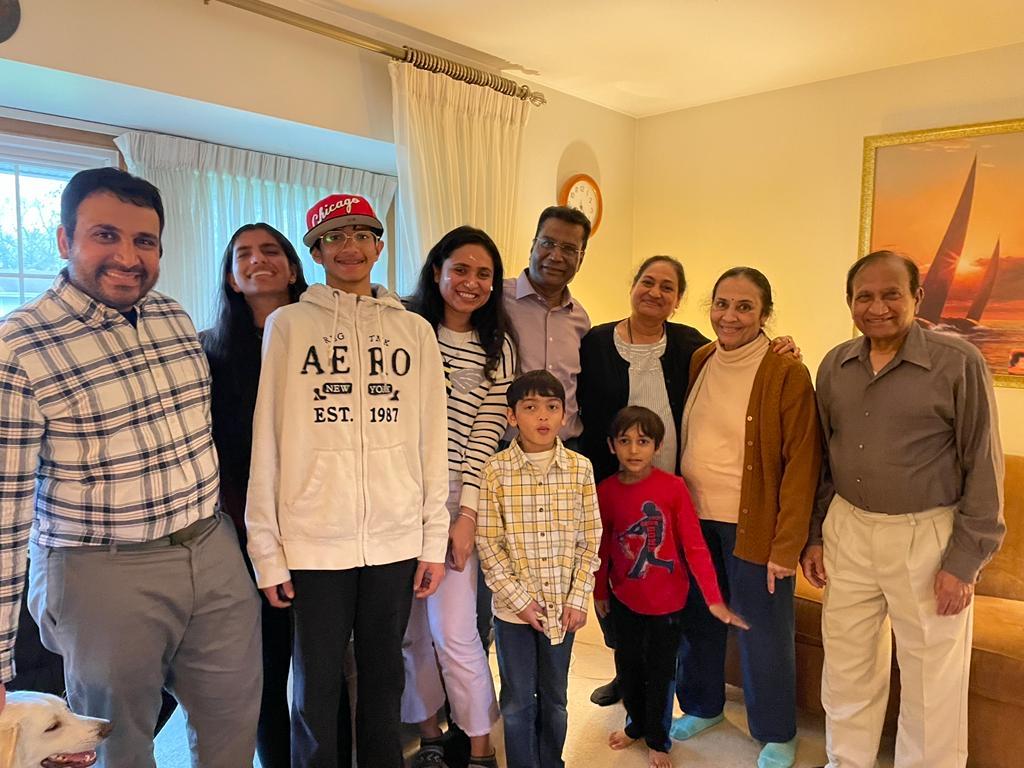 Memories hold a beautiful place in our heart. This day was special as it was Ushma's birthday with her parents meeting my family for the first time.