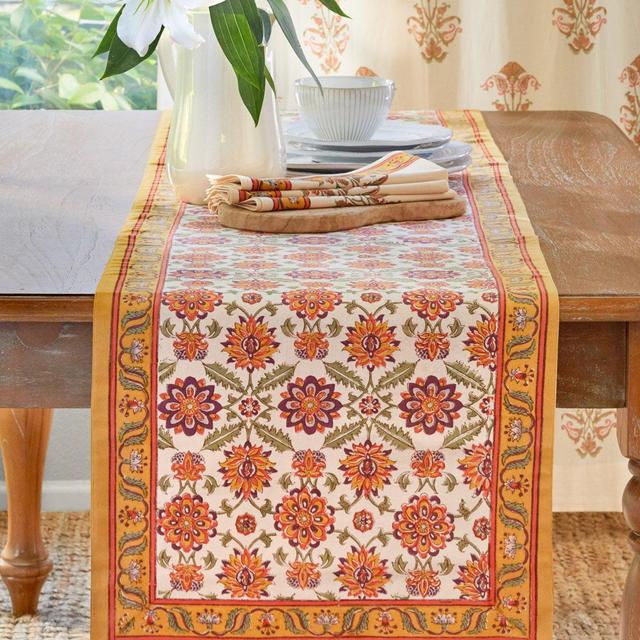 Orange Blossom Table Runner