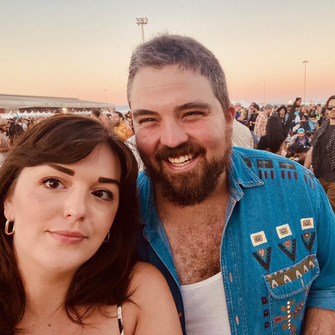 Anna took Matt to his first music festival! Portola 2022