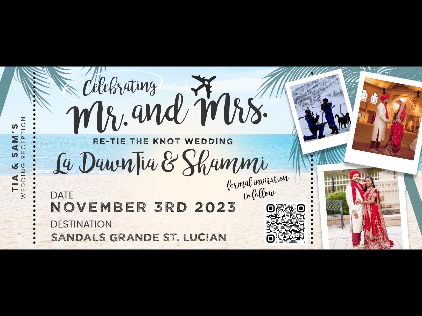 The Wedding Website of Sam Uddin and Tia Uddin