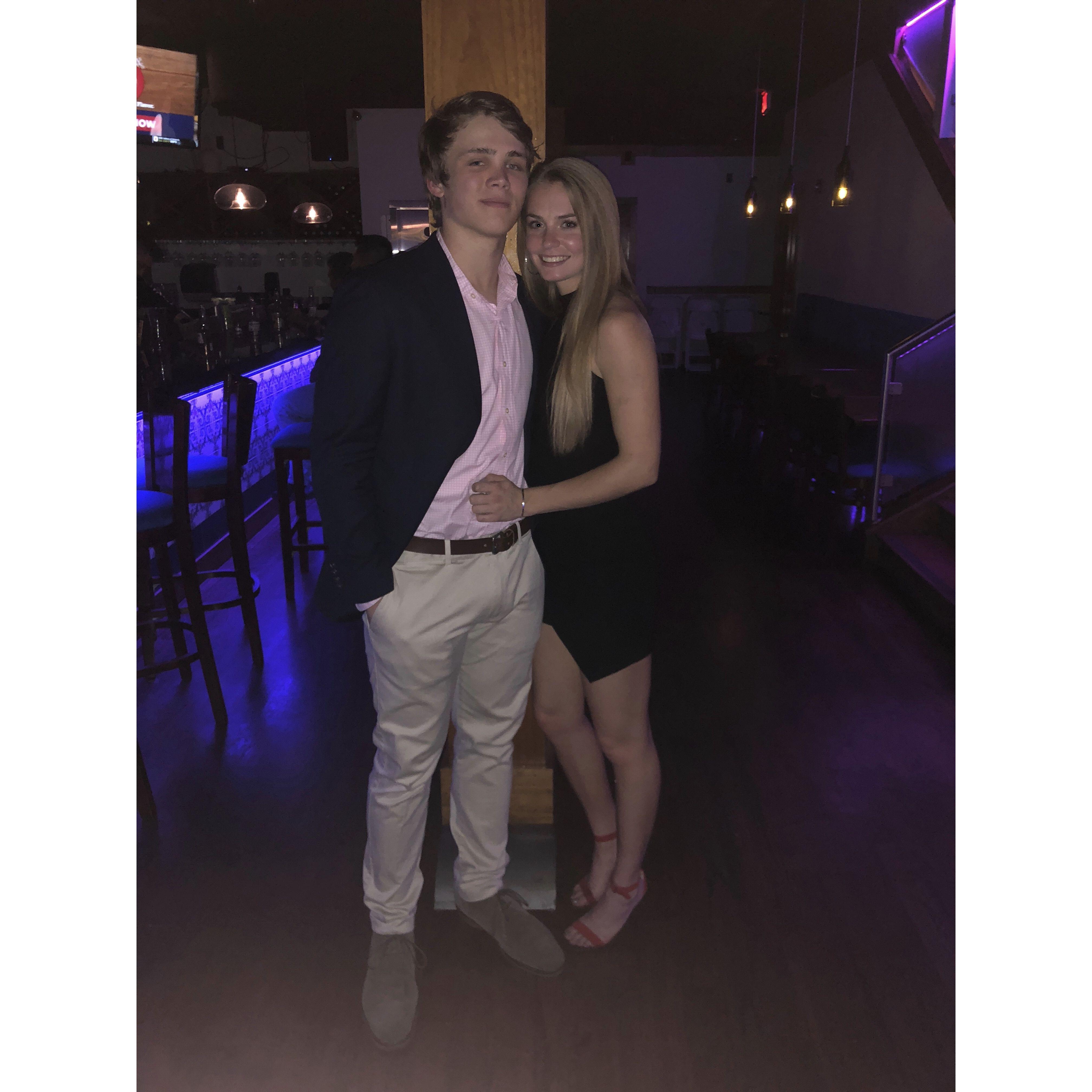 2018 - First formal together at Furman