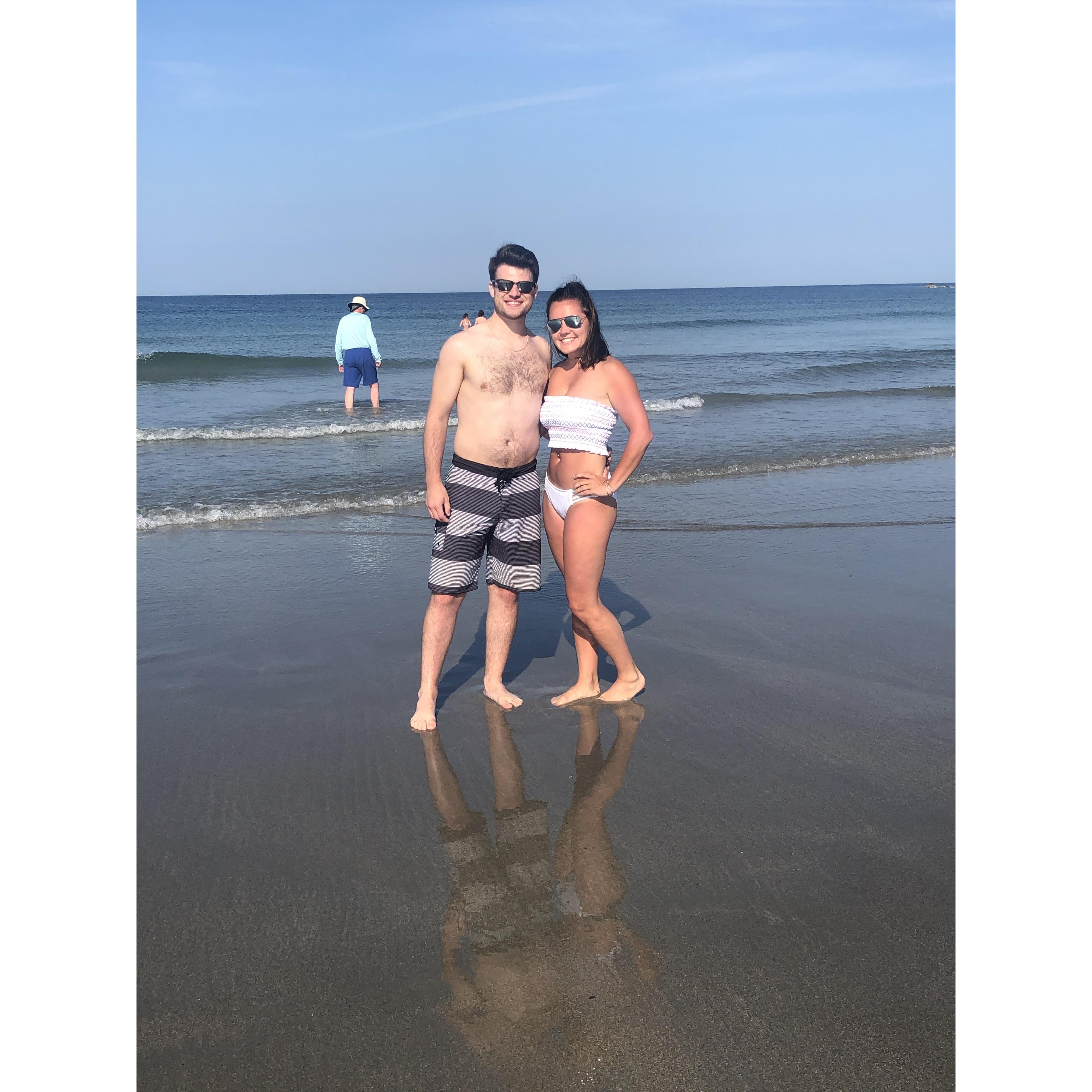 York Beach, Maine... spent many weekends together cooking and reading on the beach