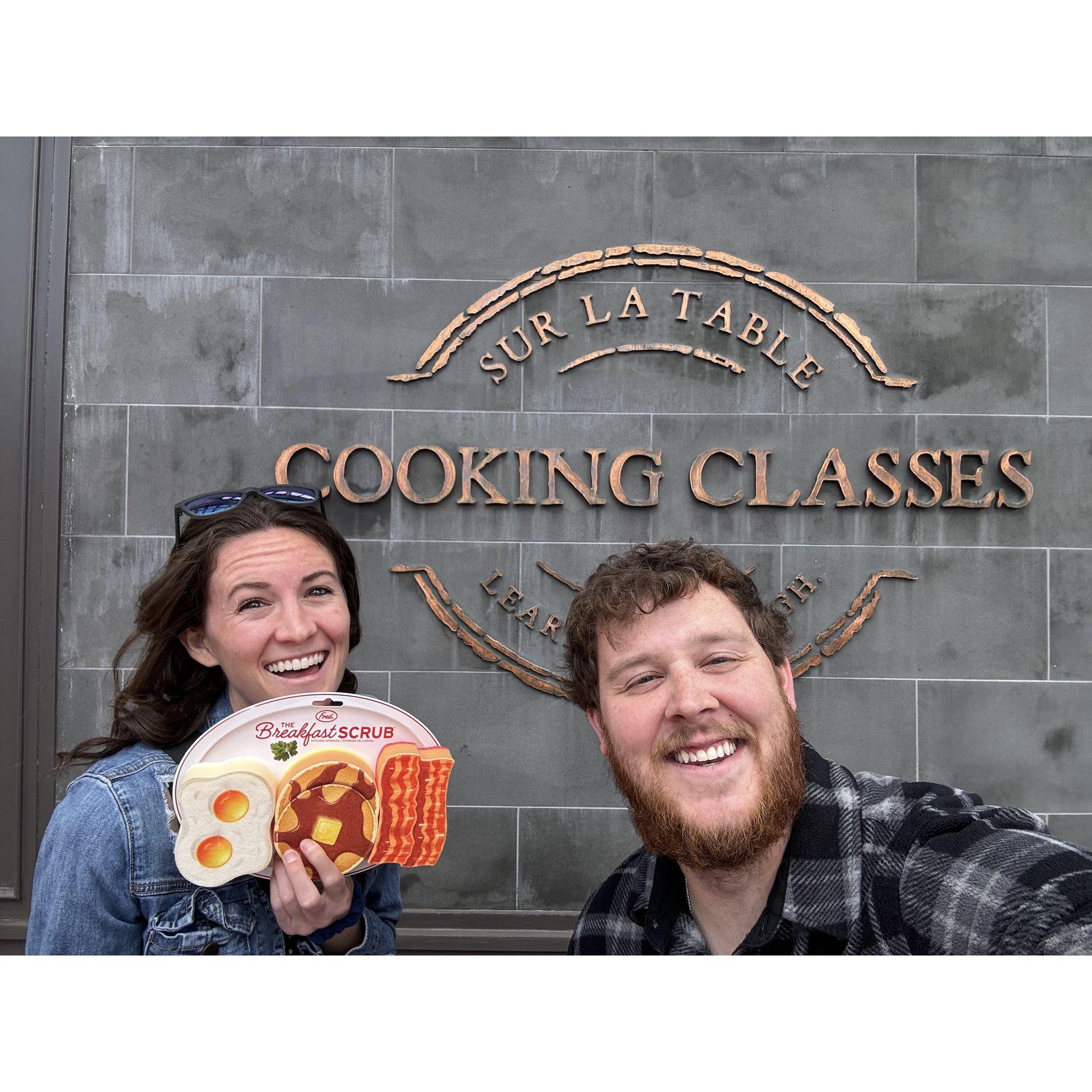 First Cooking class together!