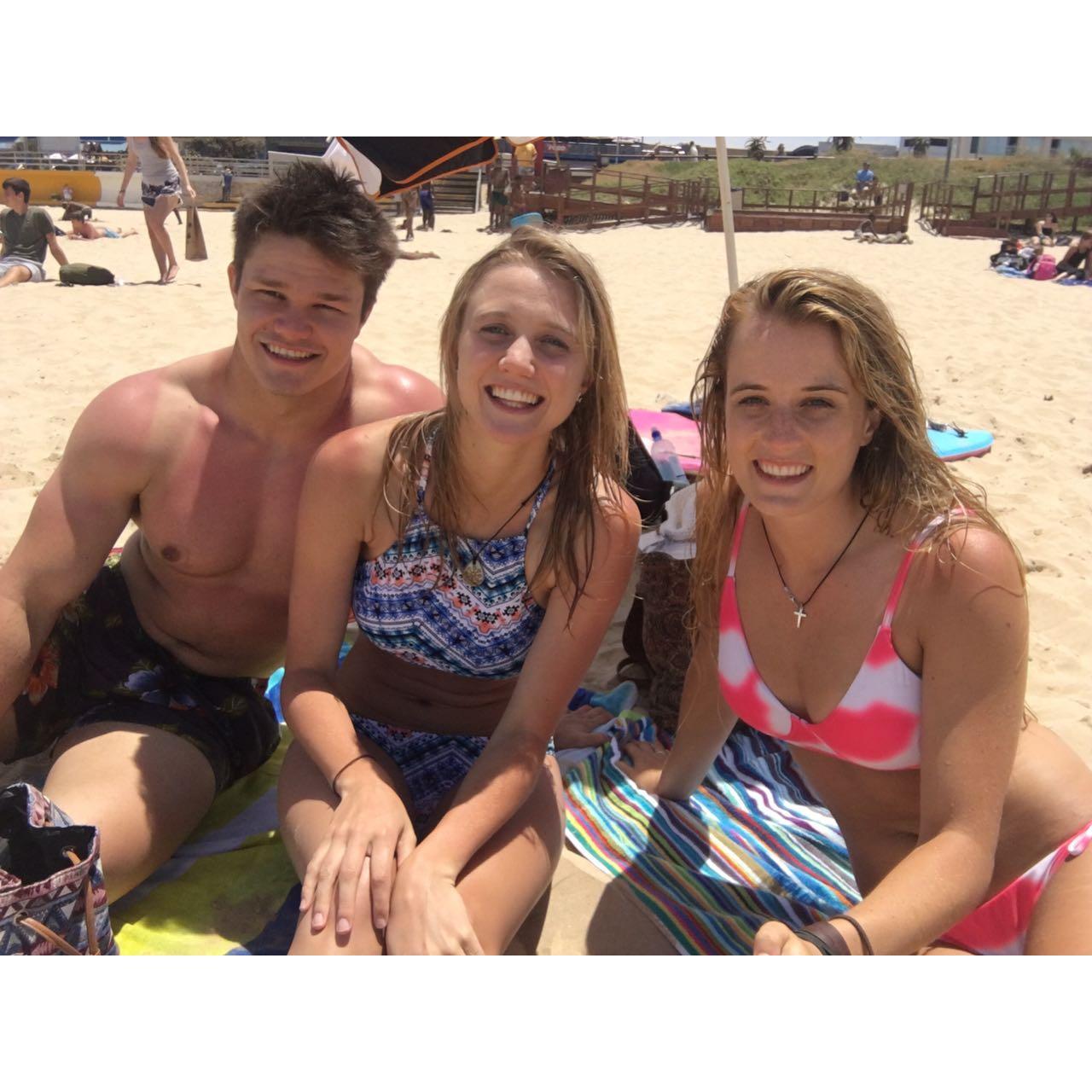 Jeffrey's se strand is altyd 'n wenner - veral saam met Marzanne en haar selfie-stick!