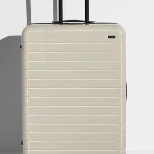 Shop Large & Checked Suitcases in Splash Blue | Away