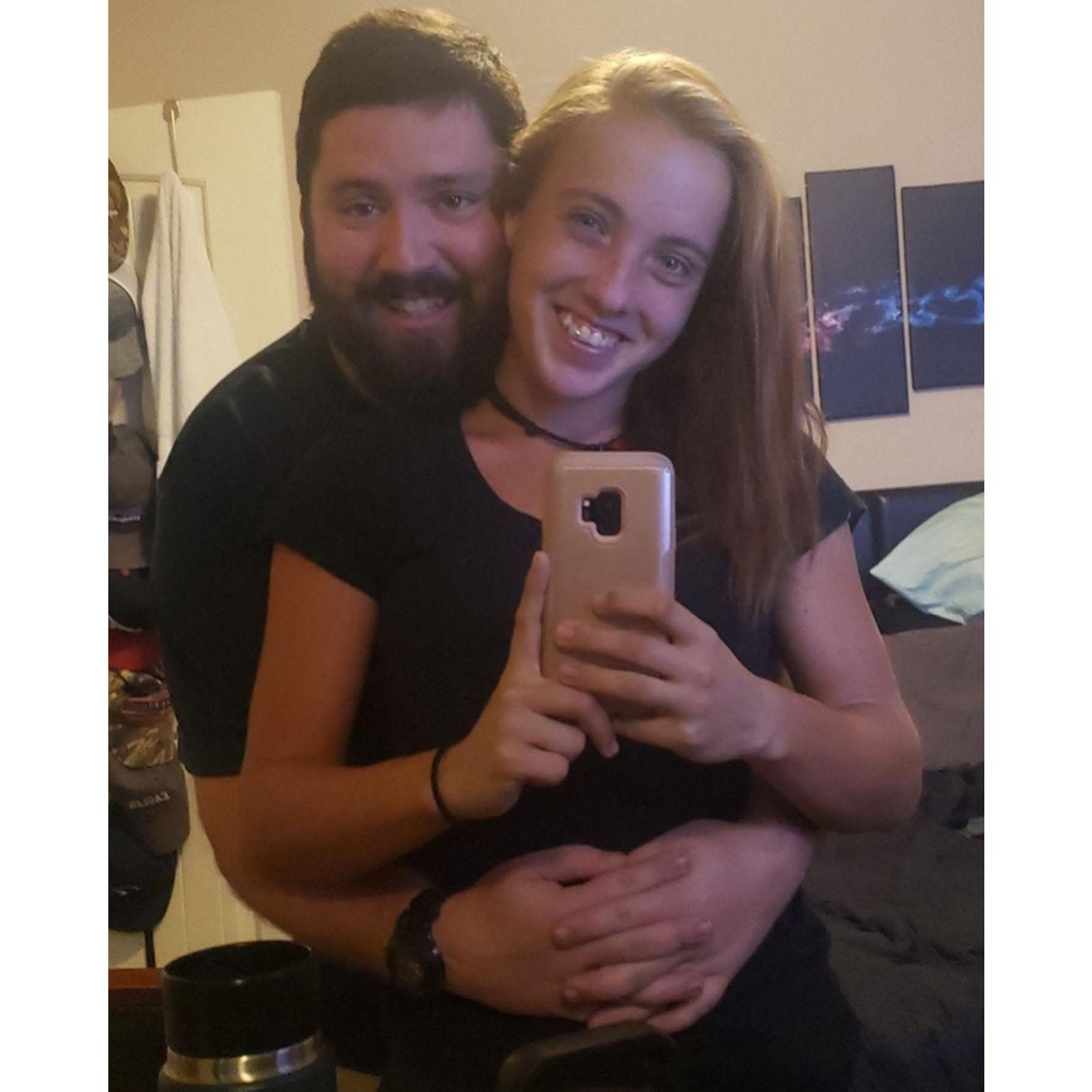 Shortly after Emily got back from drum corps tour in 2019.