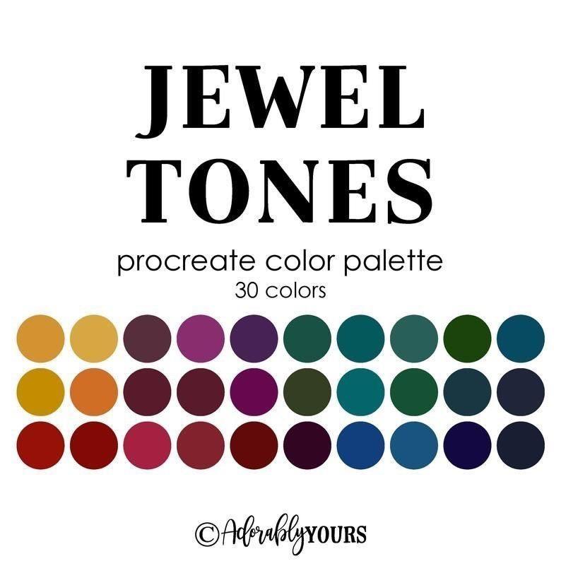 Examples of jewel tones 👰🏾