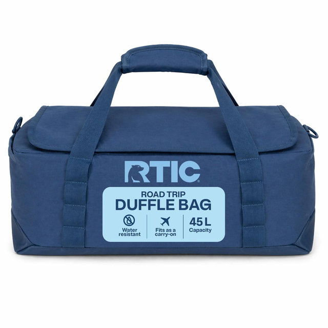 45L RTIC Outdoors Road Trip Structured Collapsible Duffel Bag Medium - Navy