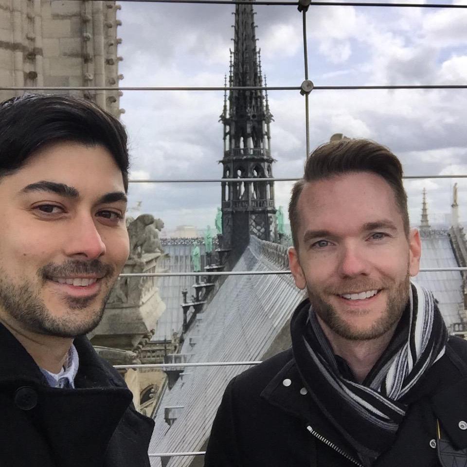 high above the streets of Paris