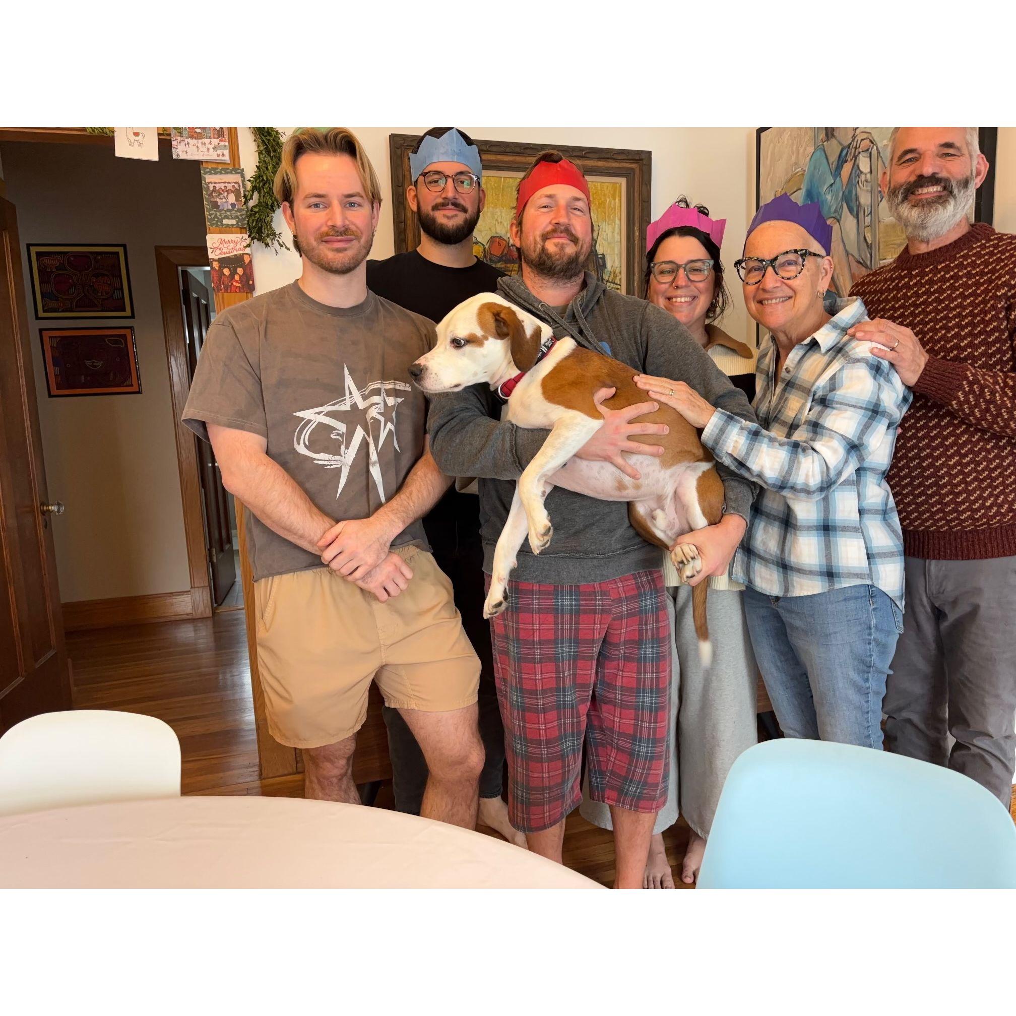 Our first Christmas together with my family