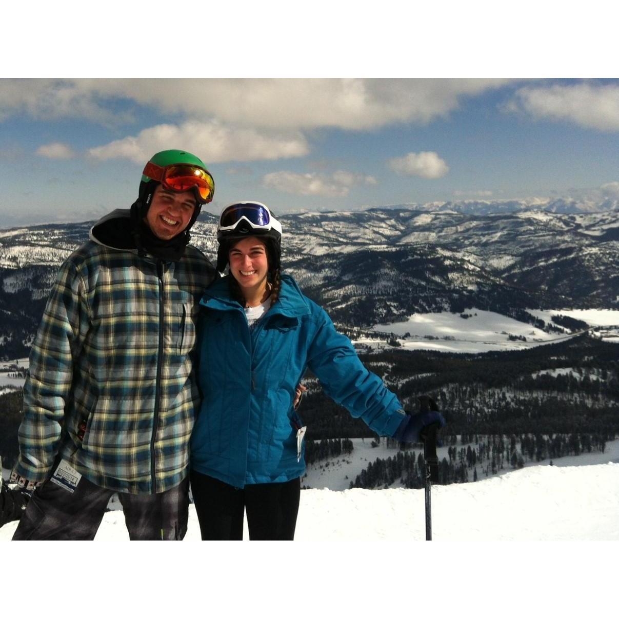 Skiing in Montana 2014