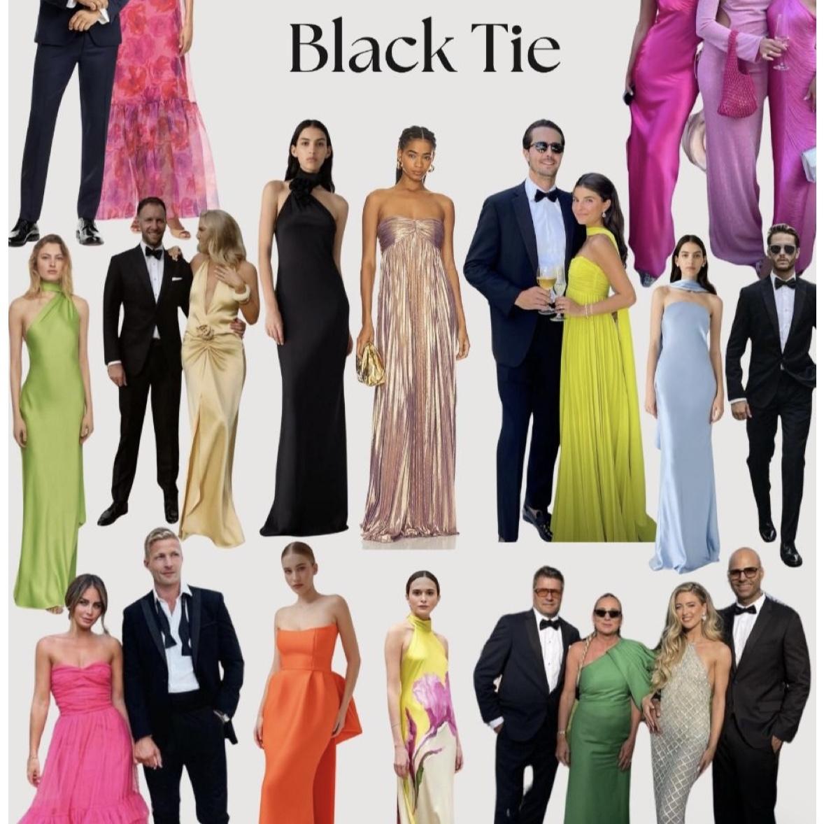 Black tie attire