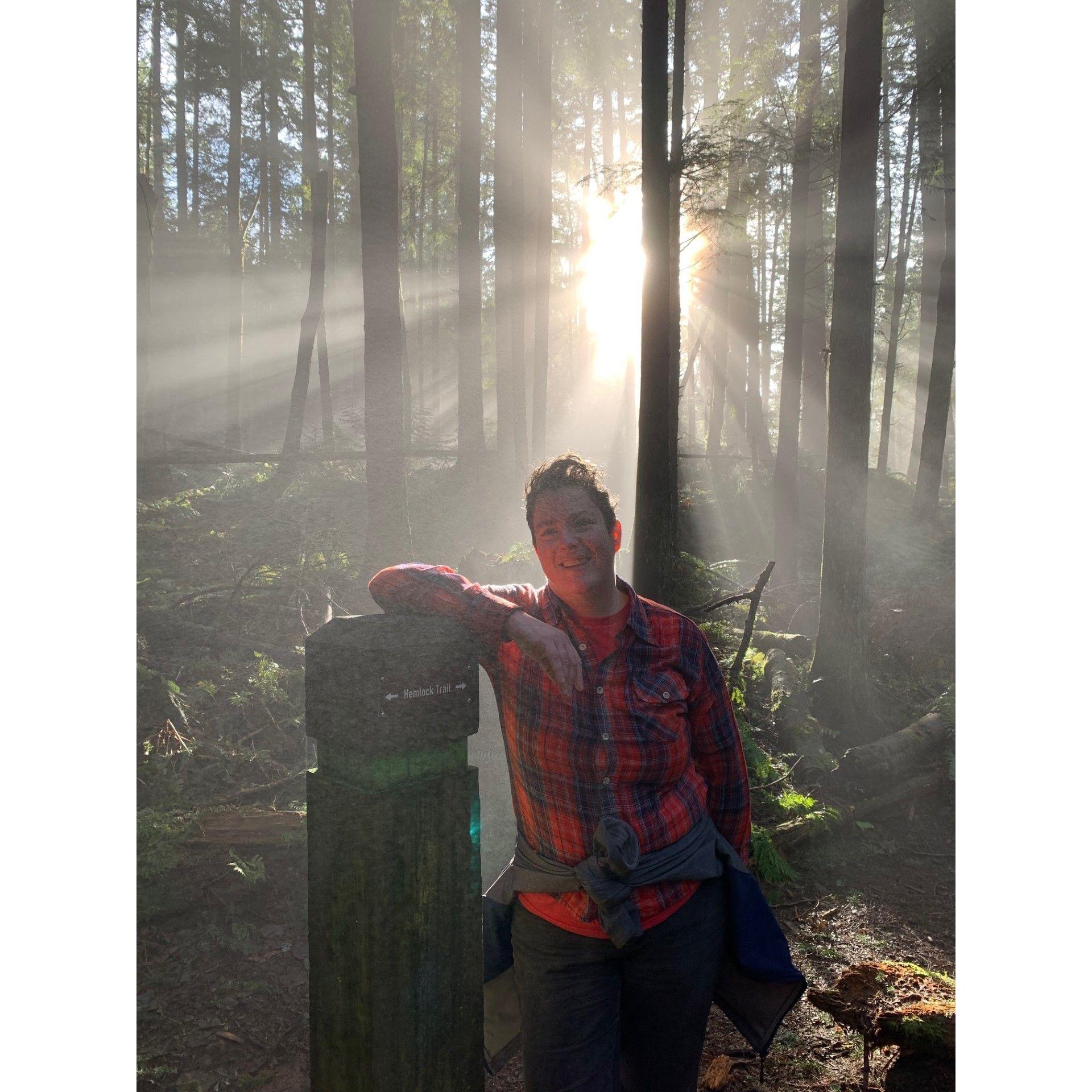 We love hiking in the Chuckanut Mountains.  They are glorious all year long.