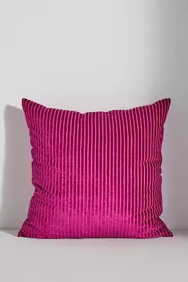 Fiora Ribbed Velvet Pillow