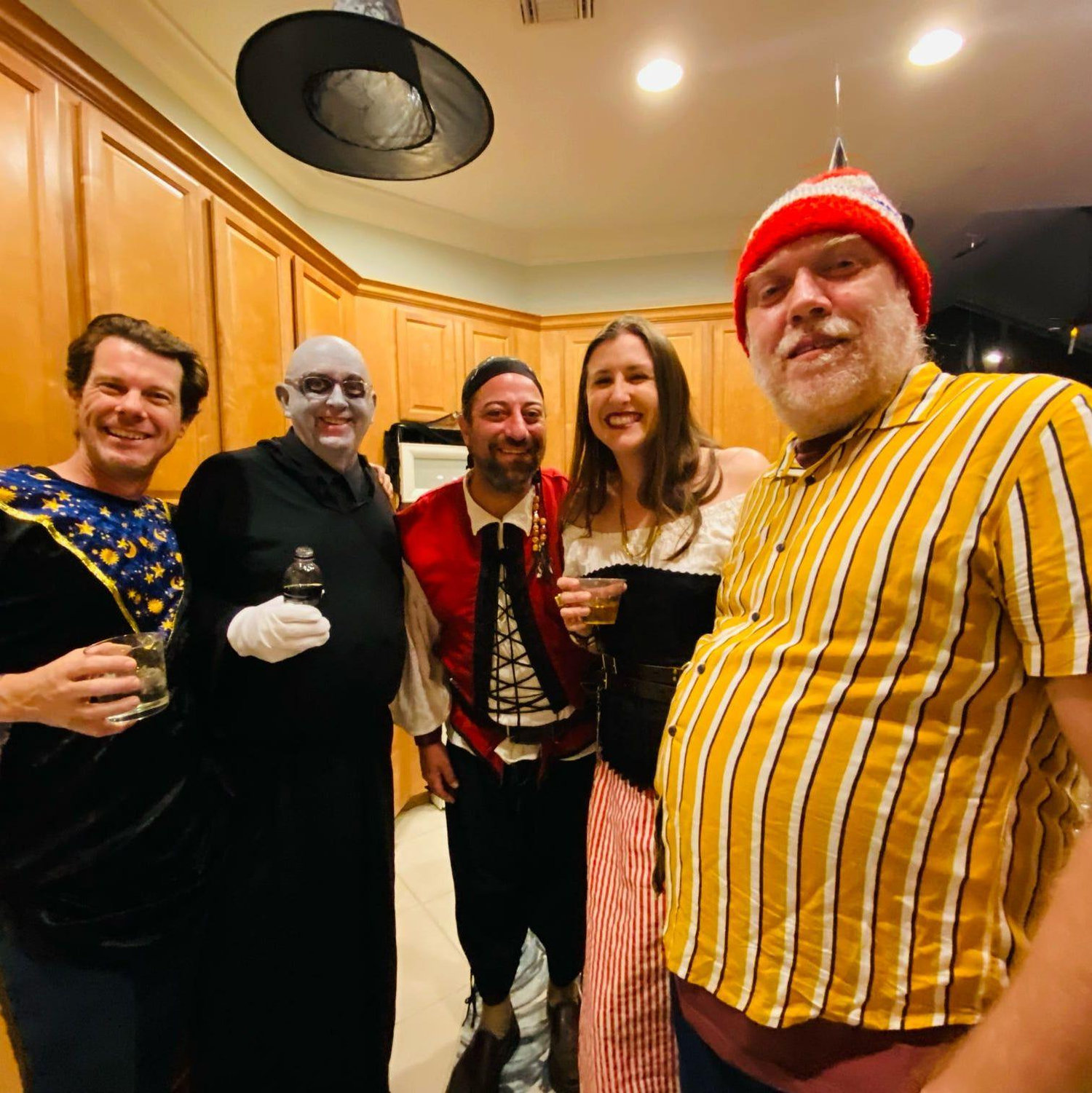 Halloween Party with Chris, David, Jen & Brook!