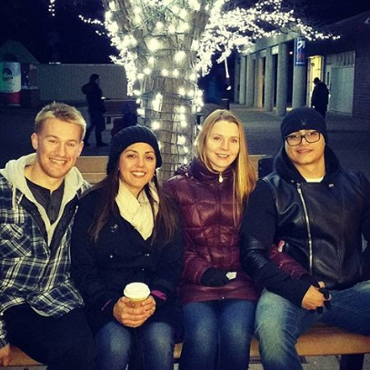 Our first time in RO zoo together. Zoo, Winter, hot chocolate, and cookies with Caitie&Bill