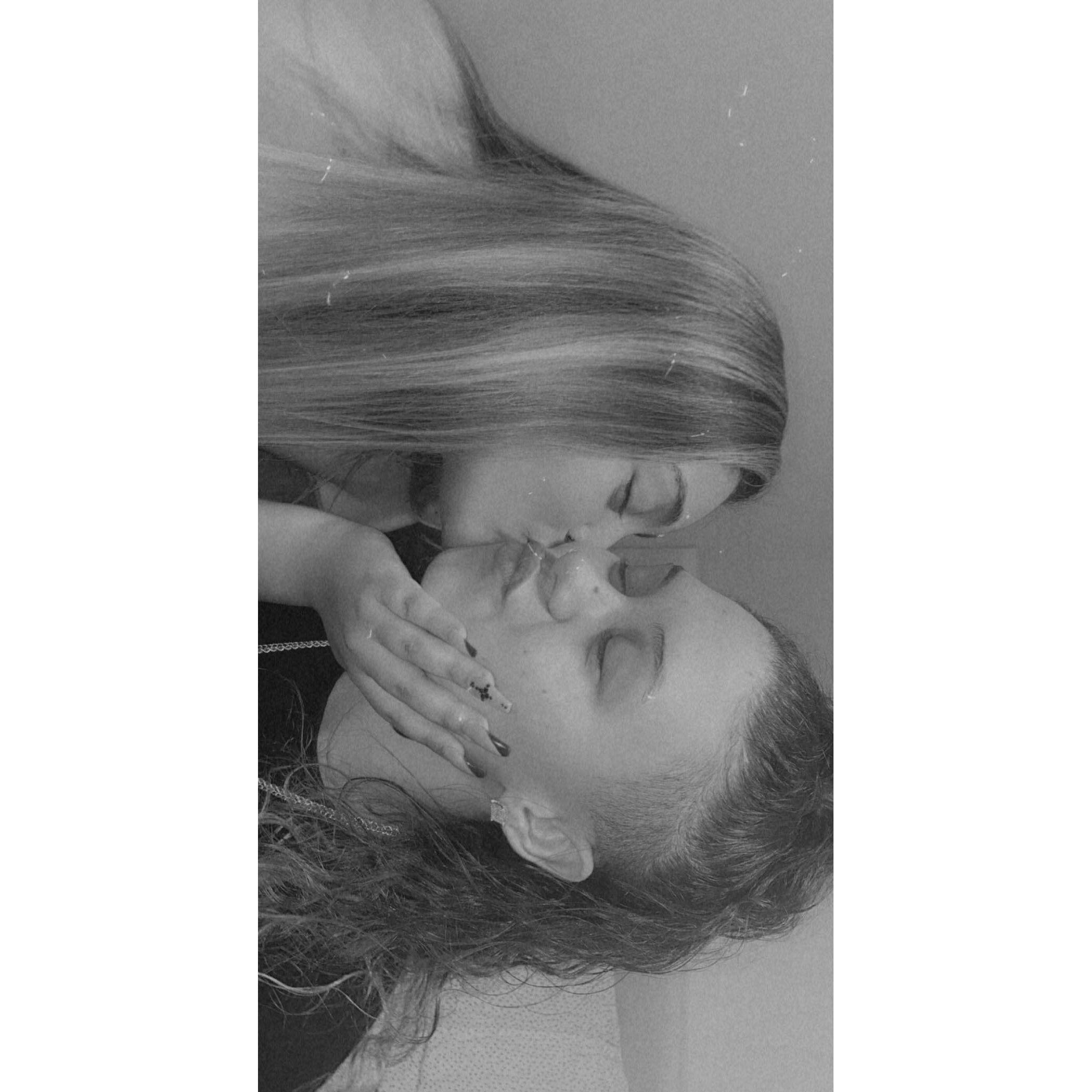 Our first New Year's kiss.