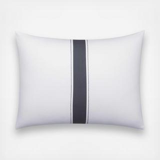 Zig Zag Center Pieced Stripe Throw Pillow