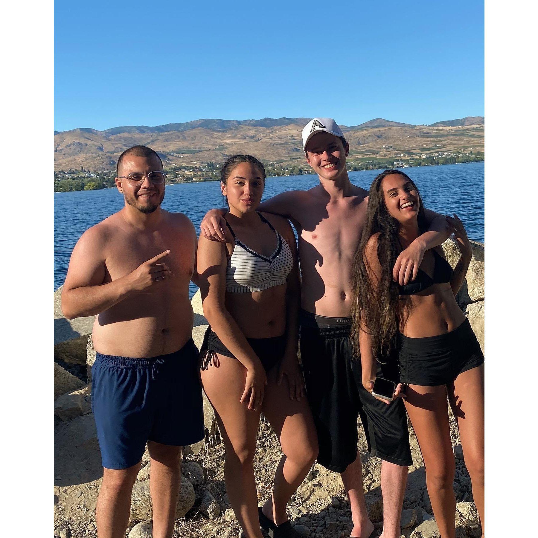 Our first camping trip with Aseneth, Jordan, & Amaya!