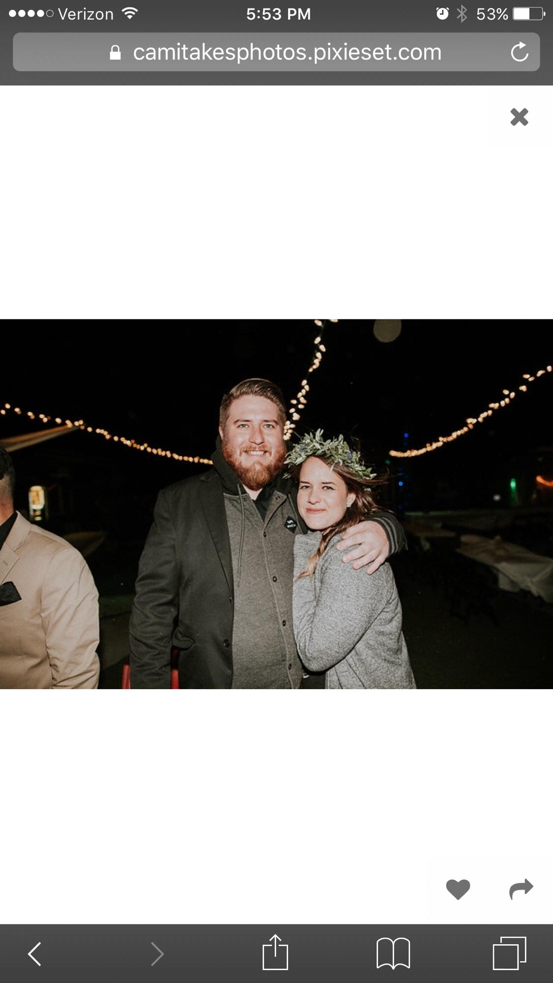 Erin and Matt's wedding, 2017
