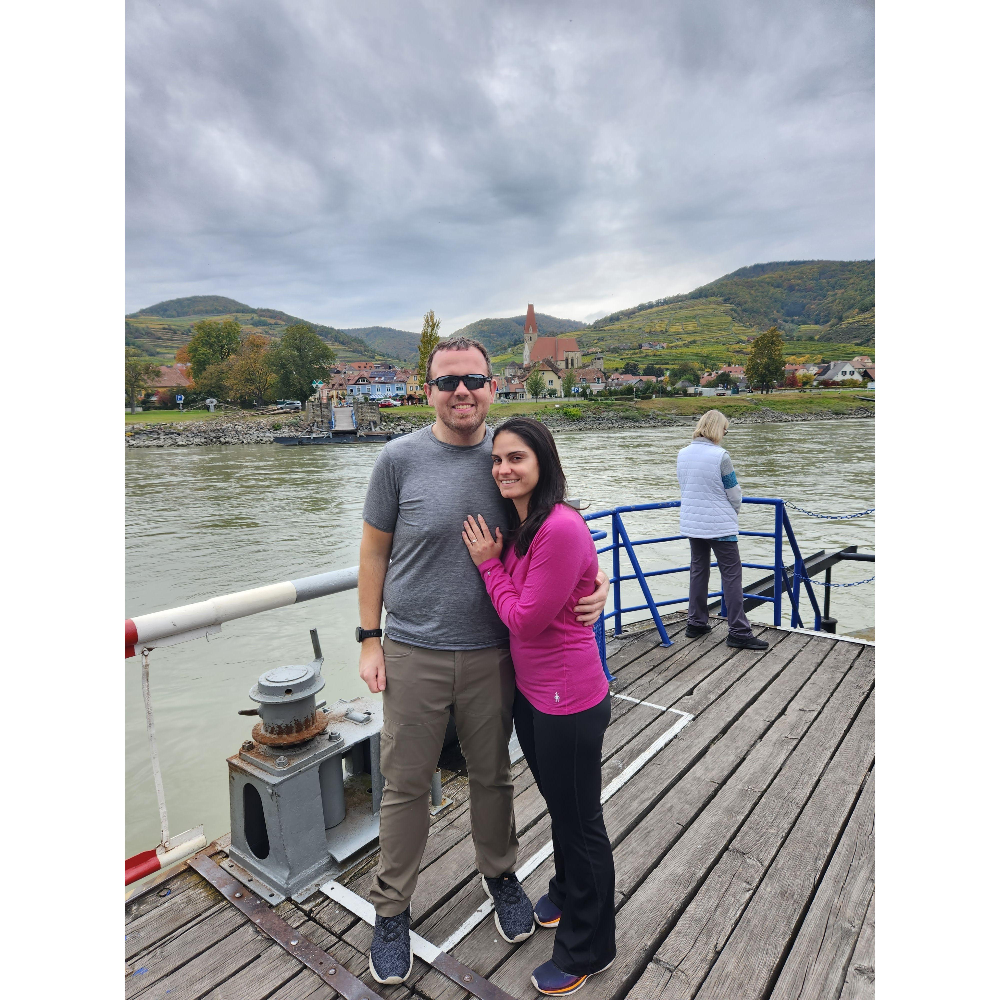 On a wine tour in the Wachau region of Austria