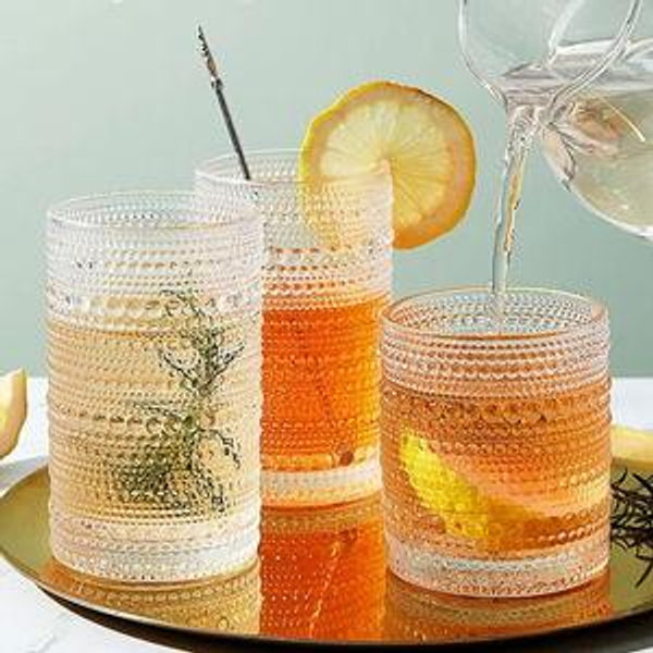 Drinking Glasses Set of 8, 12 oz & 10 oz Glasses Set
