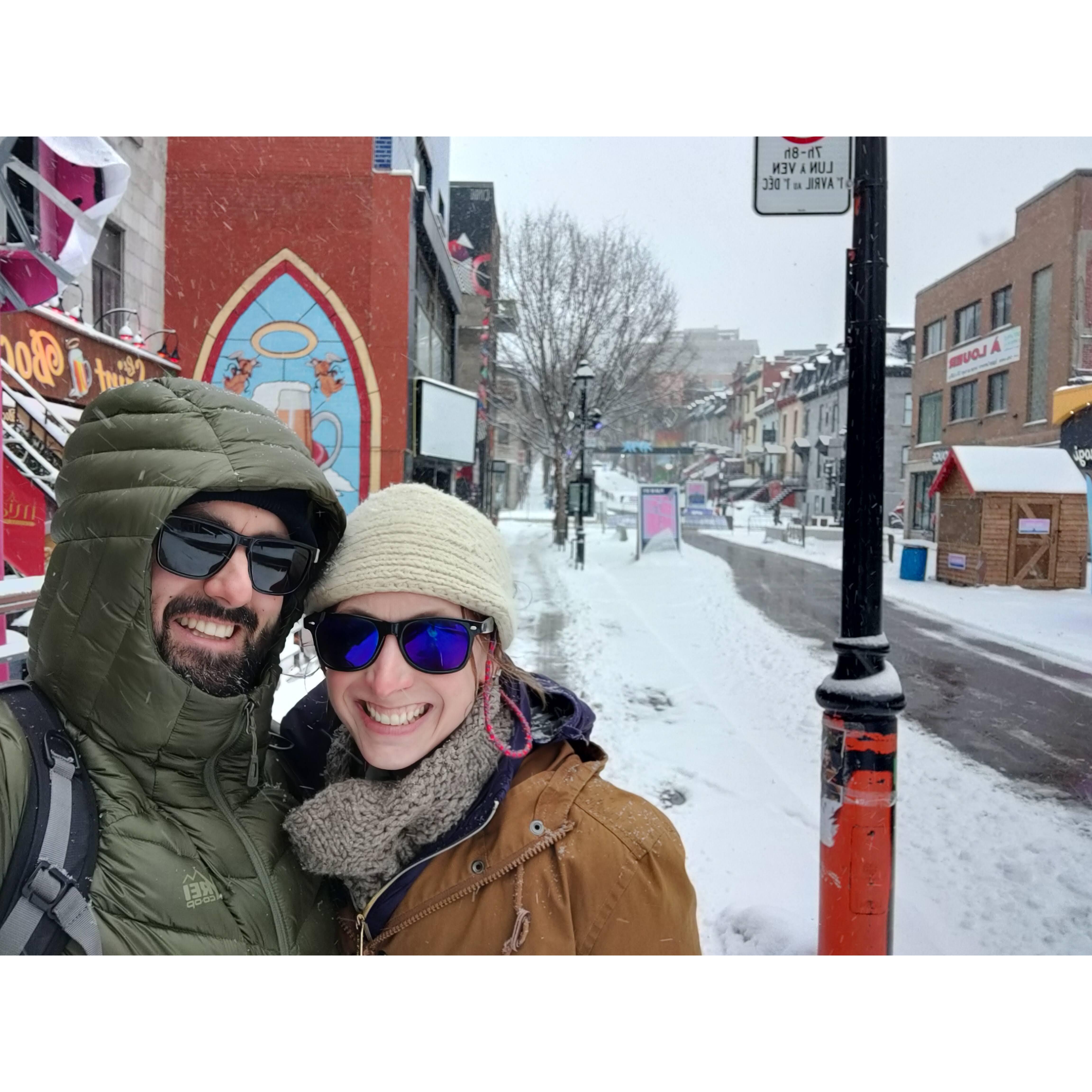 Laura's first trip to Canada, 2023.