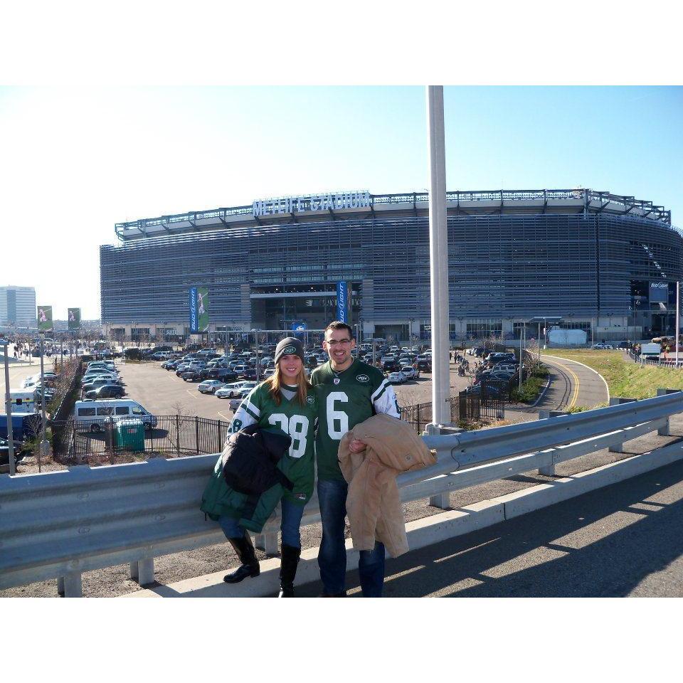 Jets game in New Jersey, 2011.